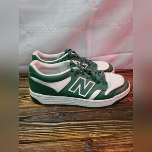 New Balance 480 Sneakers Team Forest Green and White Unisex Mens 7.5 Womens 9